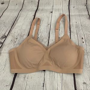 Honeylove Crossover Bra in Beige size 1X